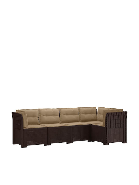 Outdoor Corner Sofa Made of Polypropylene with ...