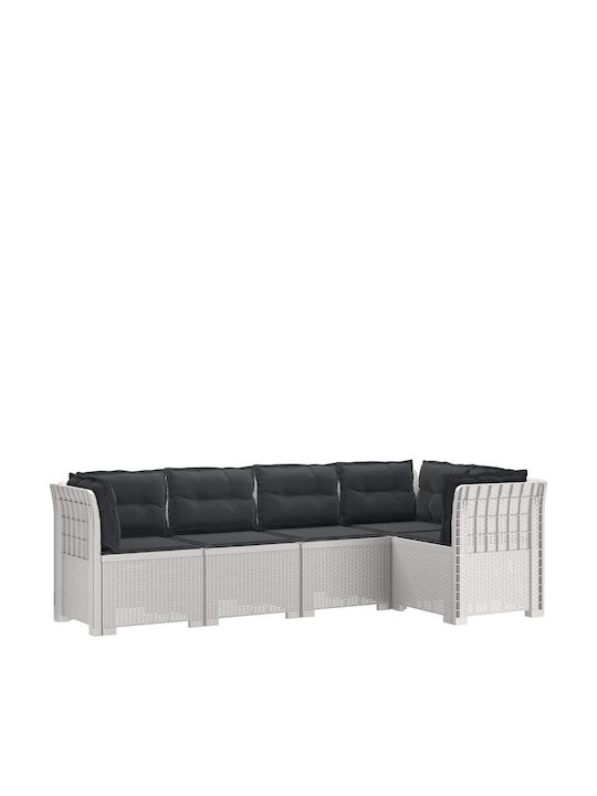 Outdoor Corner Sofa Made of Polypropylene with ...