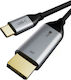Video Cable USB-C male - DisplayPort Μαύρο 1.8m XY-8823