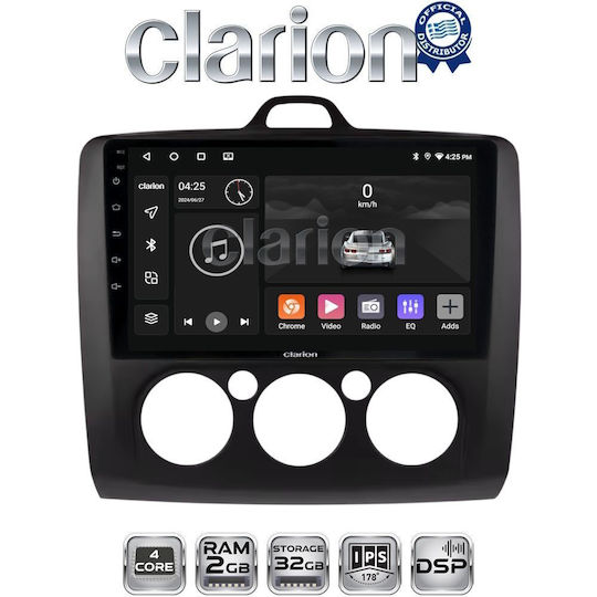 Clarion Car Audio System for Ford Focus 2004 > 2012 Bluetooth USB WiFi GPS Apple CarPlay Android Auto