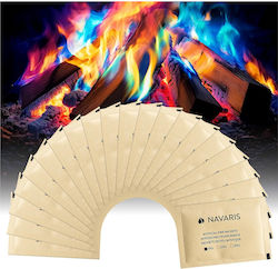 Set de 20 pachete colorate pentru foc Navaris efect de flacără multicolor pentru foc de tabără 10 g multicolor Set de 20 pachete colorate pentru foc Navaris efect de flacără multicolor pentru foc de tabără 10 g multicolor