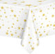 Tablecloth Gold Stars 137x274cm