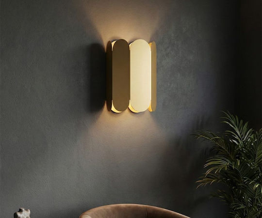 Luma Luma Wandleuchte mit G9 Lampenbirnensockel Gold