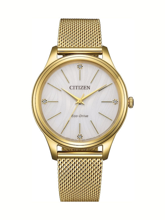 Citizen Ceas Bărbătesc 34mm Cu Baterie Și Brățară Din Metal Argintie