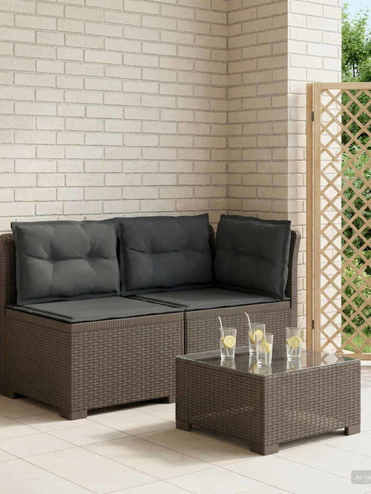 Canapea Cu Două Locuri De Exterior Din Rattan C...