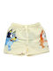 Bluey Kinder Badebekleidung Badeshorts Gelb-Weiß Gestreift