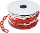 Traffic Chain from Plastic in Red Colour 35m.x0.6cm