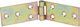 Galvanized Golden Hinge 140x32x1.6mm 46904
