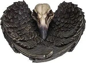 Decor Pentru Masă Tavă Raven Skull 17cm 13600