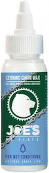 Joe's Kettenschmiermittel für Fahrräder Ceramic Chain Wax bei Nassen Bedingungen 60ml 180741 Weiß