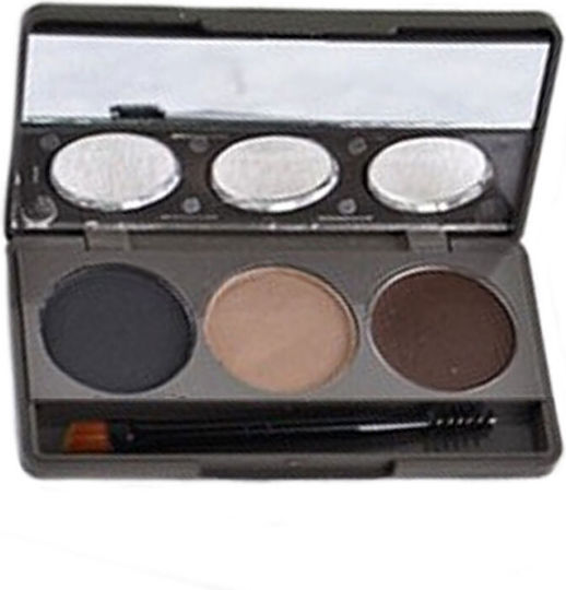 Music Flower Music Flower Dreifach Augenbrauen-Make-up Palette in Schwarze Farbe 50gr