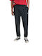 Star Chevron Sweatpants with Elastic Black