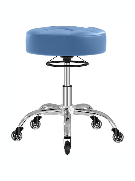 Round Blue Office Stool 35x35x62cm Round Blue Office Stool 35x35x62cm