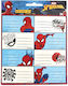 Gim Spiderman Ετικέτες Τετραδίων 16τμχ