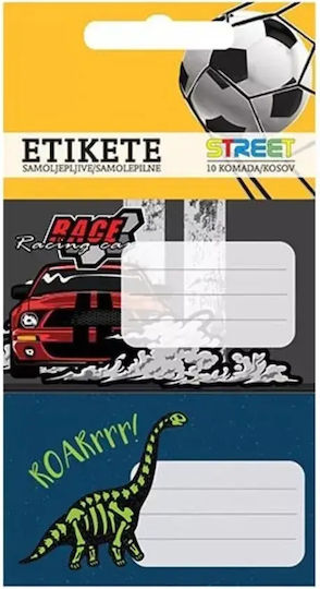 Street Kids Boys Notebook Etiketten 10Stücke