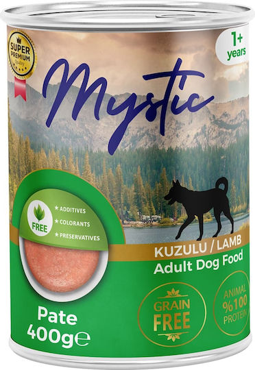 Mystic Mystic Nasses Hundefutter Dose Mit Lamm, Kalb, Fleisch, Huhn Und Leber Ohne Getreide 400gr