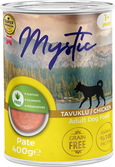 Mystic Mystic Nasses Hundefutter Dose mit Huhn, Fleisch und Leber ohne Getreide 400g