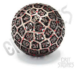 Critstones Hollow Metallwürfel D100 Centigrave Critstones Hollow Metallwürfel D100 Centigrave