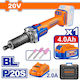 Wadfow WZY1501 Ευθύς Λειαντήρας 20V 1x4Ah