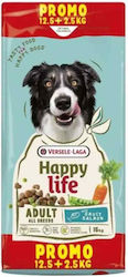 Happy Life 12.5kg Dry Dog Food for Adult Dogs with Salmon, Meat, Chicken, Fish and Vegetables Happy Life 12.5kg Dry Dog Food for Adult Dogs with Salmon, Meat, Chicken, Fish and Vegetables