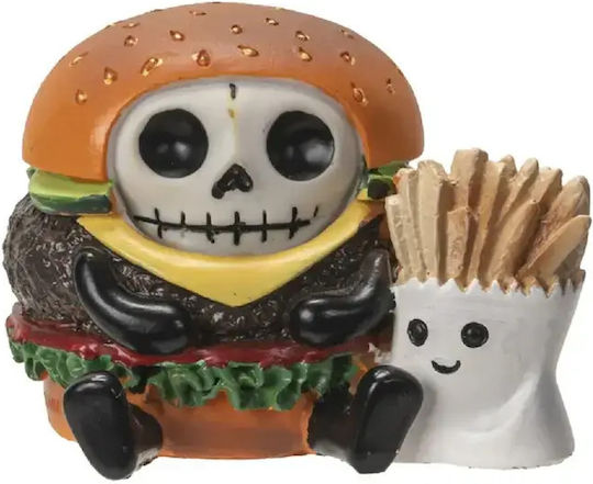 Pacific Decorative Polyresin Figure Furrybones Burger Figurine 6.5x7.5x6cm