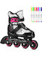 Inline Skates Inline / Quad Αυξομειούμενα Rollers Ροζ Ενηλίκων