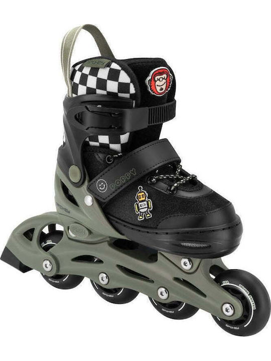 Spokey Skates Inline Einstellbare Rollers Grüne Kinderroller