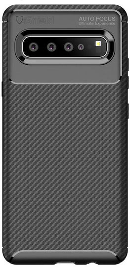 Samsung Galaxy S10 5G Armor Stoßstange Schutz Hülle Flexibles Silikon Schwarz