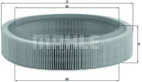 Mahle Original Air Filter Lx 317