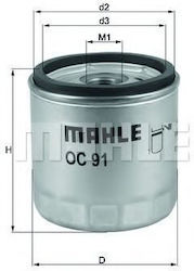 Mahle Original Filtru De Ulei Oc 91d Mahle Original Filtru De Ulei Oc 91d