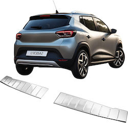 Stainless Steel Chrome Tailgate Cover Strip Dacia Sandero Mk3 5d 2021