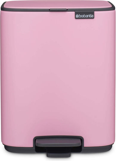 Brabantia Металическа Кошница За Баня Софт Клоуз 7л Розова