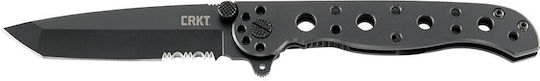 Columbia River Knives Tanto Triple Point Serrations Σουγιάς Μαύρος
