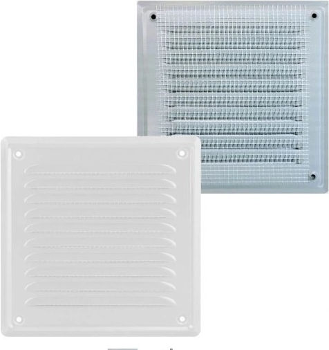 AirRoxy Περσίδα Εξαερισμού 14x14cm Τετράγωνη με Σίτα