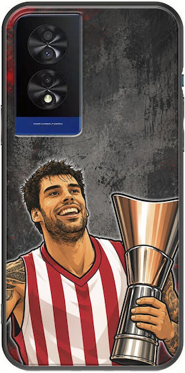 Kings Europe Legends Saint George Case TCL 40 NXTPAPER 4G Black TPU Silicone
