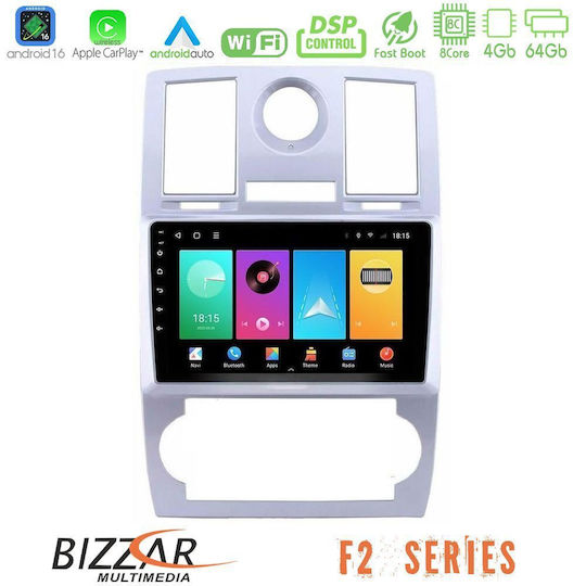 Bizzar Car Audio System Chrysler 300C 2004-2011 Bluetooth USB WiFi GPS Apple CarPlay Android Auto with 9" Touch Screen