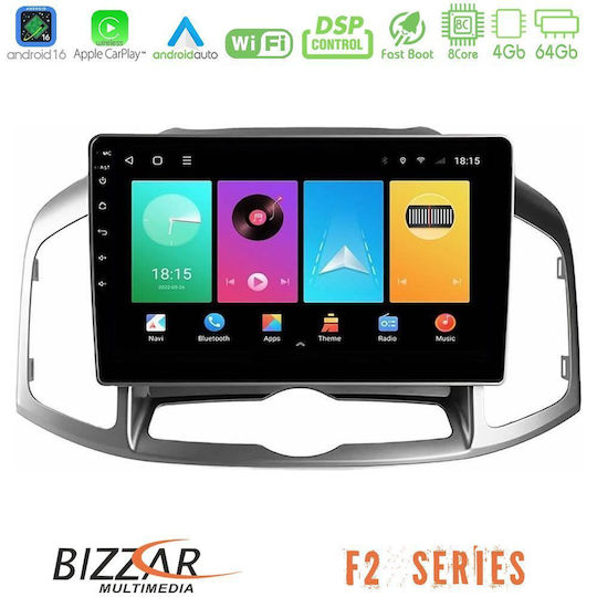 Bizzar Car Audio System for Chevrolet Captiva 2012-2016 Bluetooth USB WiFi GPS Apple CarPlay Android Auto with 9" Touch Screen