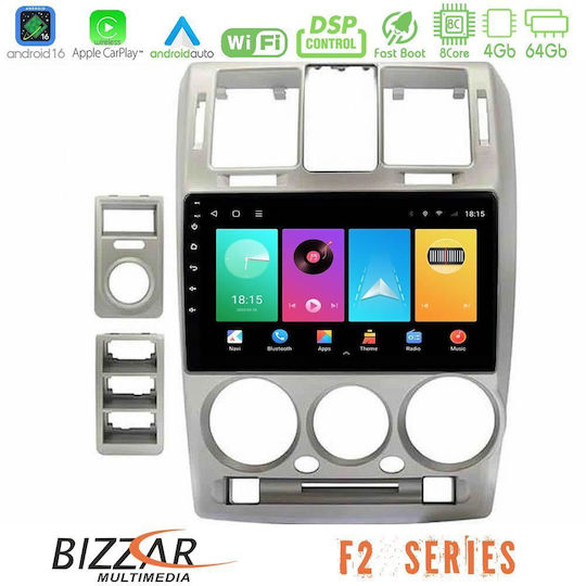 Bizzar Ηχοσύστημα Αυτοκινήτου για Hyundai Getz 2002-2009 (Bluetooth/USB/WiFi/GPS/Apple-Carplay/Android-Auto) με Οθόνη Αφής 9"