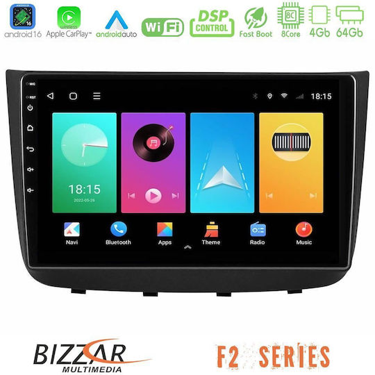 Bizzar Ηχοσύστημα Αυτοκινήτου για Mercedes-Benz Vito / Viano 2003-2006 (Bluetooth/USB/WiFi/GPS/Apple-Carplay/Android-Auto) με Οθόνη Αφής 10"