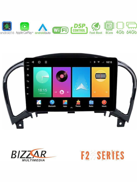 Bizzar Car Audio System for BMW F15 Nissan Juke 2019 Bluetooth USB WiFi GPS Apple CarPlay Android Auto with 9" Touch Screen