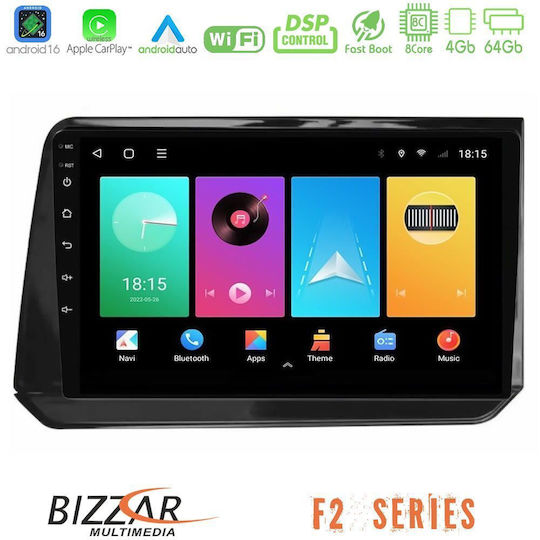 Bizzar Ηχοσύστημα Αυτοκινήτου για Nissan Note 2021-2026 (Bluetooth/USB/WiFi/GPS/Apple-Carplay/Android-Auto) με Οθόνη Αφής 10"