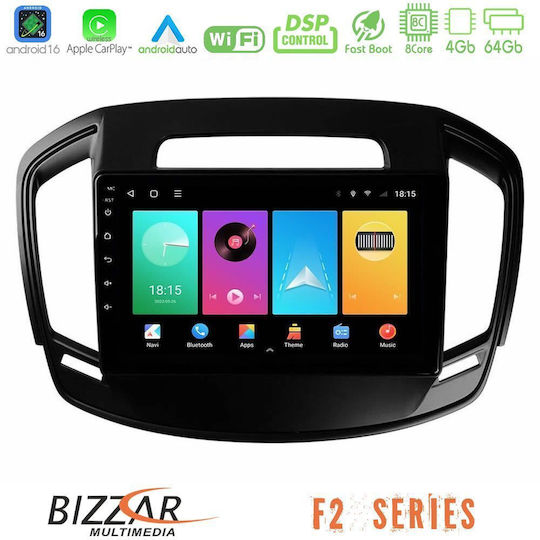 Bizzar Sistem Audio Auto Pentru Opel Insignia 2014-2017 Bluetooth USB Wi-Fi GPS Apple CarPlay Android Auto Cu Ecran Tactil 9