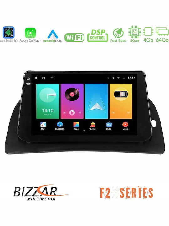 Bizzar Car Audio System for Renault Kangoo 2014-2018 Bluetooth USB WiFi GPS Apple CarPlay Android Auto with 9" Touch Screen