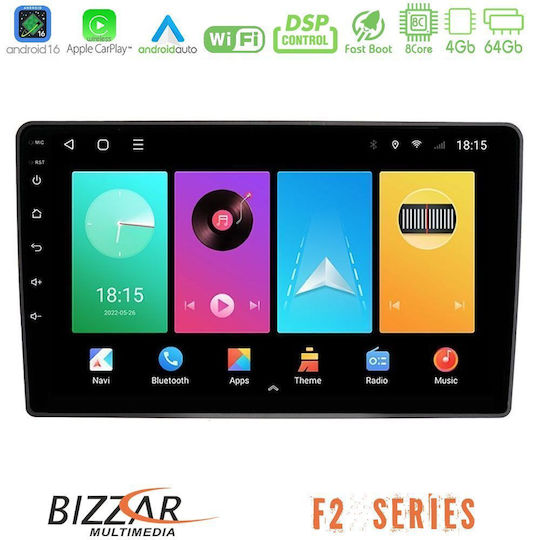 Bizzar Car Audio System for Volkswagen Passat 2001 2004 Bluetooth USB WiFi GPS Apple CarPlay Android Auto with 9" Touch Screen