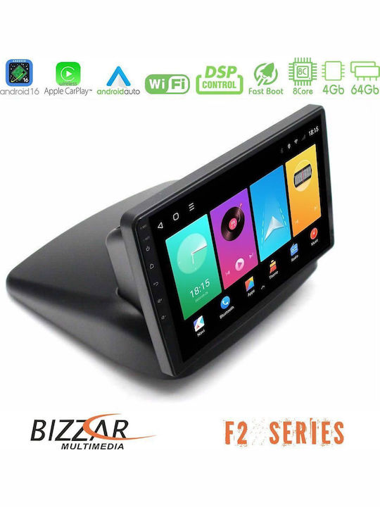 Bizzar Car Audio System for Fiat Doblo 2002-2009 (Bluetooth/USB/WiFi/GPS/Apple CarPlay/Android Auto) with 10" Touch Screen