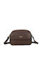 Gallantry Women's Multi-pocket Crossbody Handbag Discreet Flap Brown