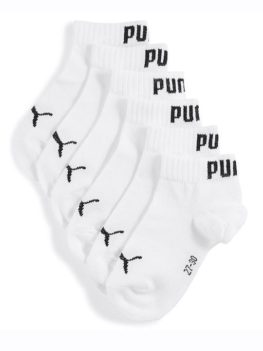 PUMA Șosete pentru copii Plain Low Jr White 3 P...