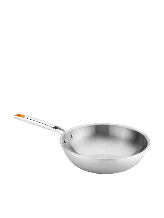 Bra Efficient Rostfreier Stahl Pfanne 28cm