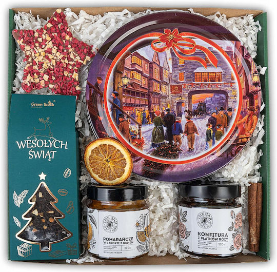 Gift Set Tea In A Christmas Box Gift Cookies Box