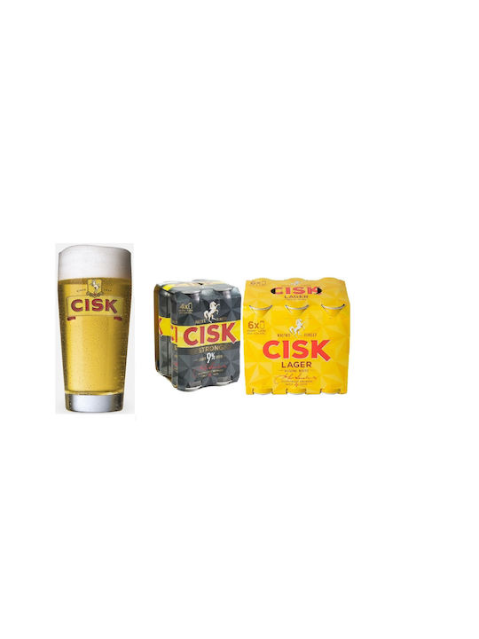 Cisk Ποτήρι Μπύρας από Γυαλί 400ml